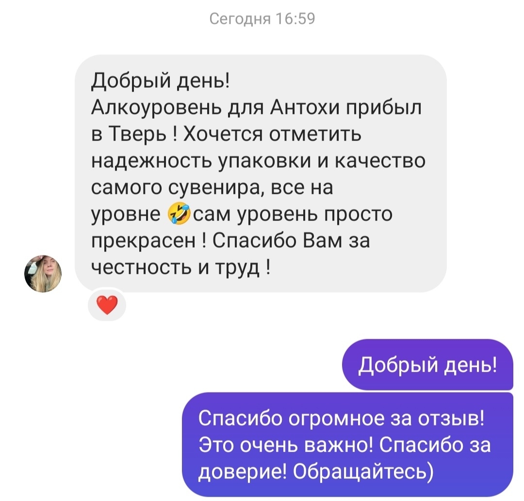 Алкоуровень отзыв о качестве